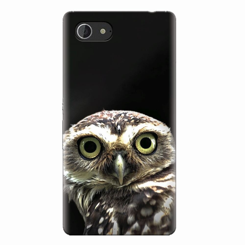 Husa silicon pentru Sony Xperia E3, Owl In The Dark
