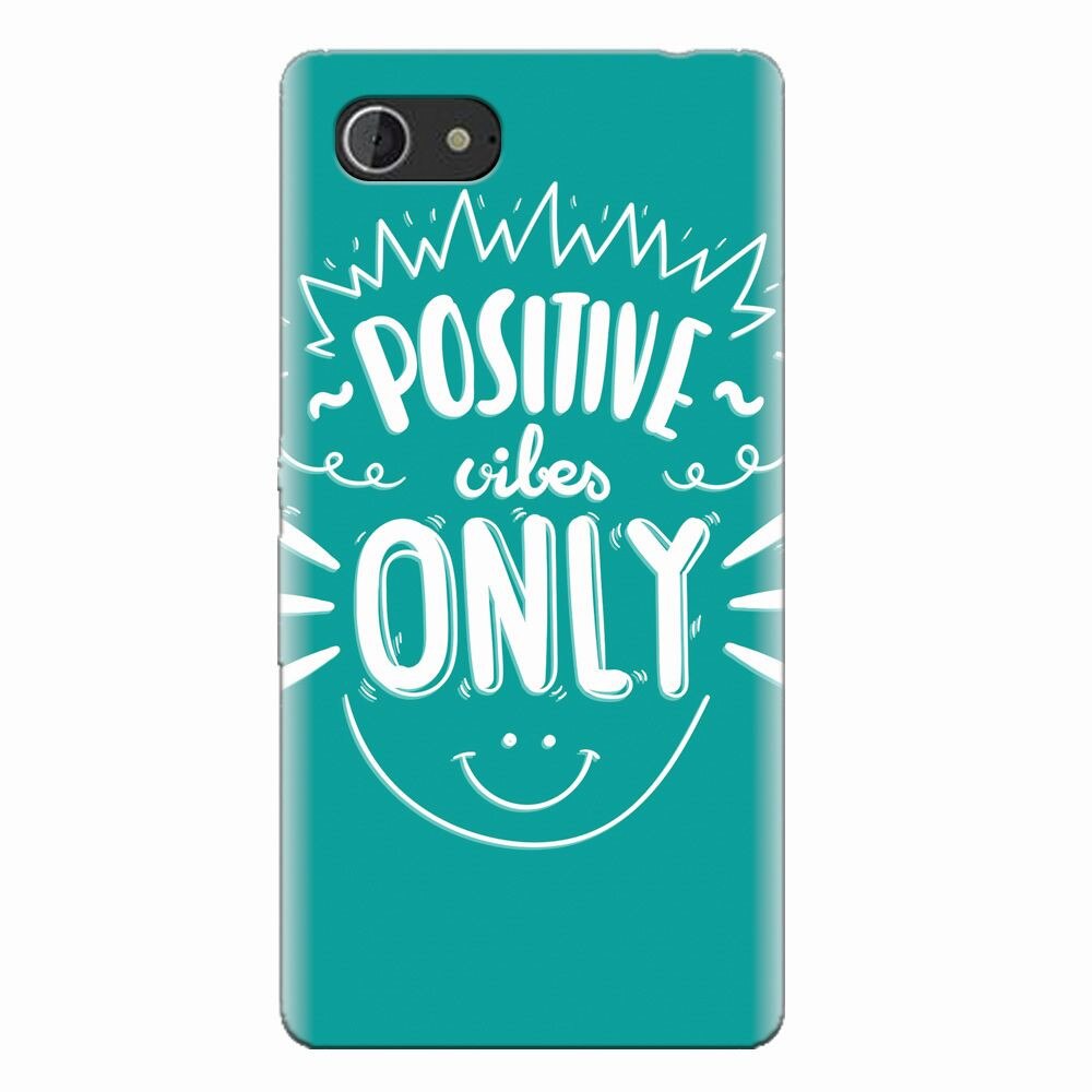 Husa silicon pentru Sony Xperia E3, Positive Vibes