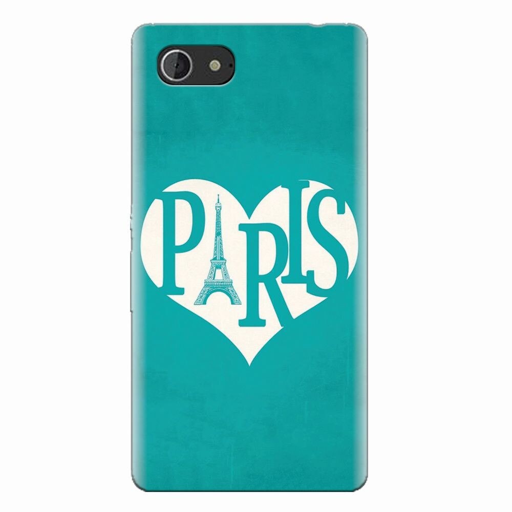 Husa silicon pentru Sony Xperia E3, I Love Paris