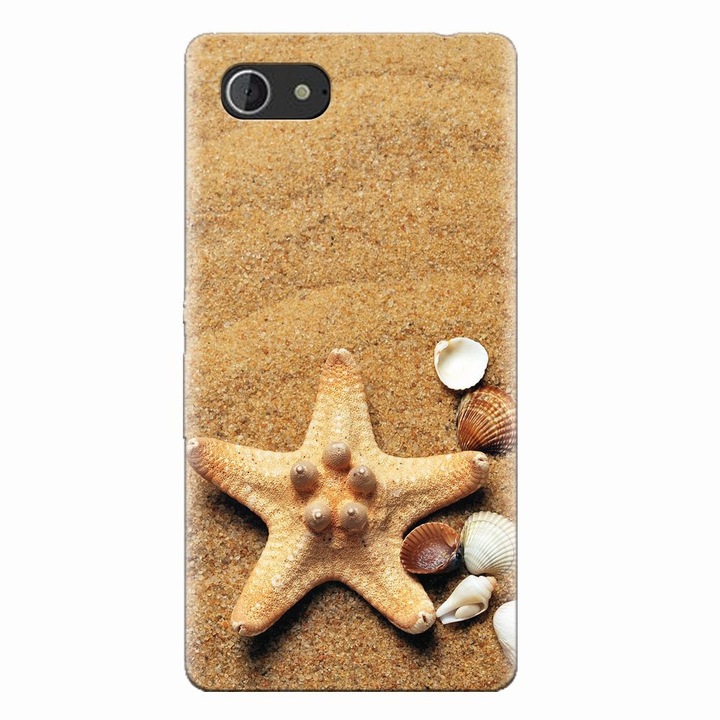 Husa silicon pentru Sony Xperia E3, Sea Shells