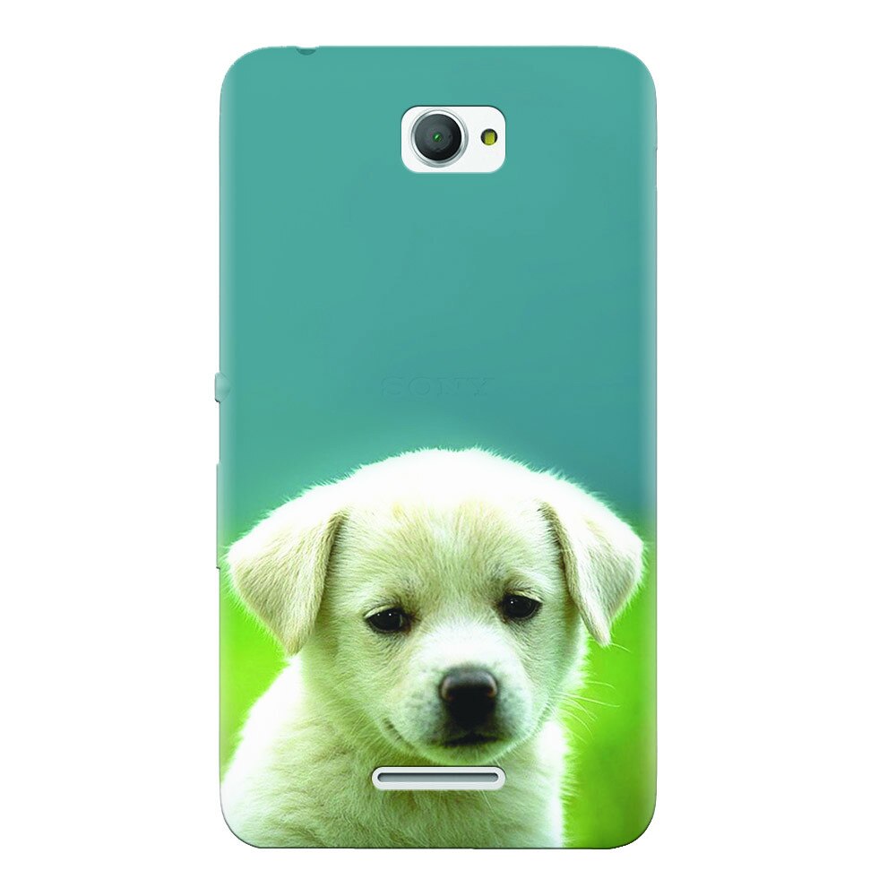 Husa silicon pentru Sony Xperia E4, Puppy Style