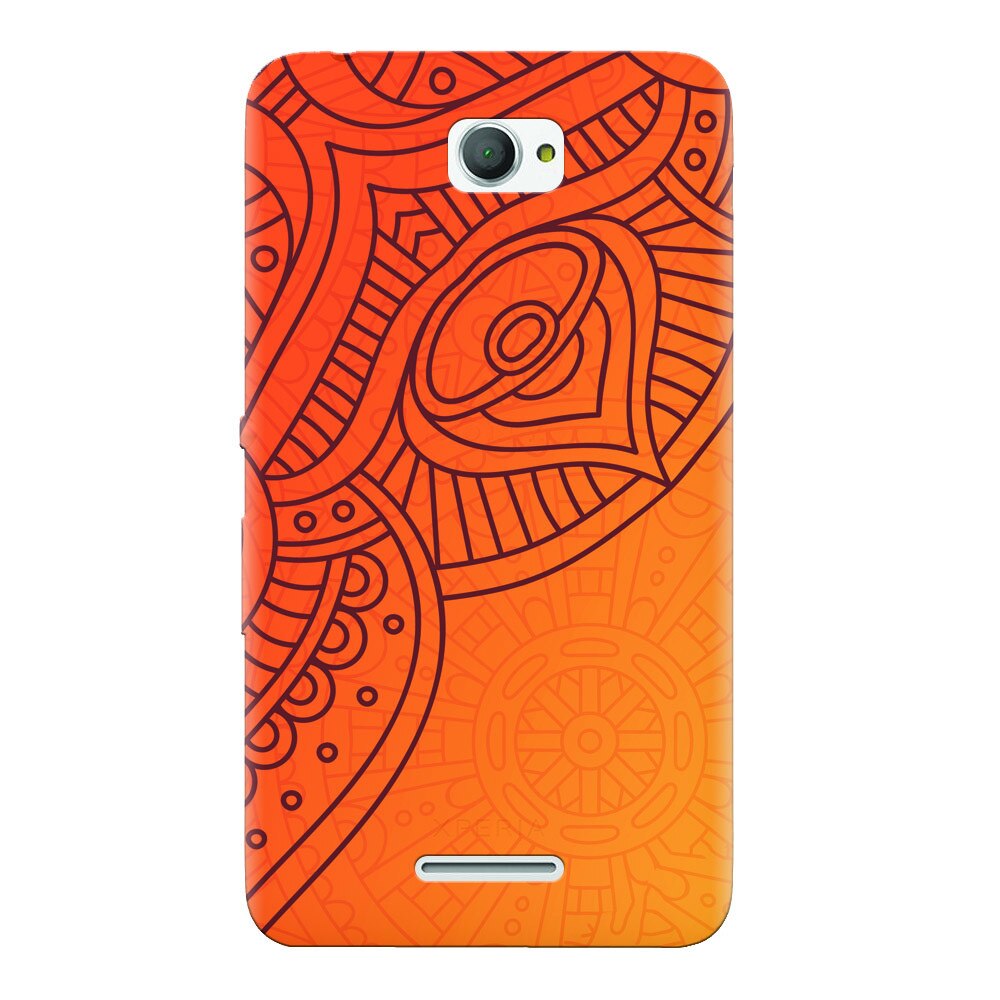 Husa silicon pentru Sony Xperia E4, Indian Design