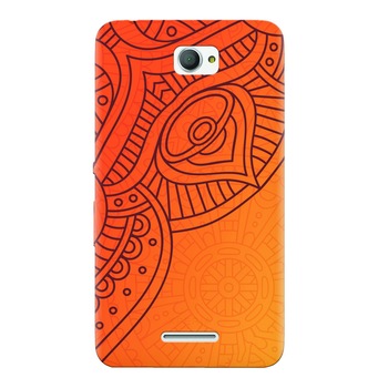 Husa silicon pentru Sony Xperia E4, Indian Design Husa silicon pentru Sony Xperia E4, Indian Design