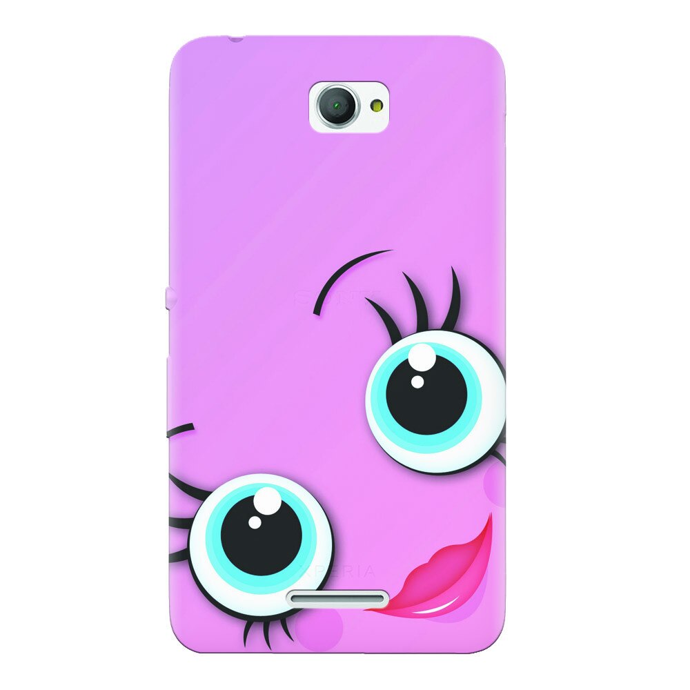 Husa silicon pentru Sony Xperia E4, Girly Cute