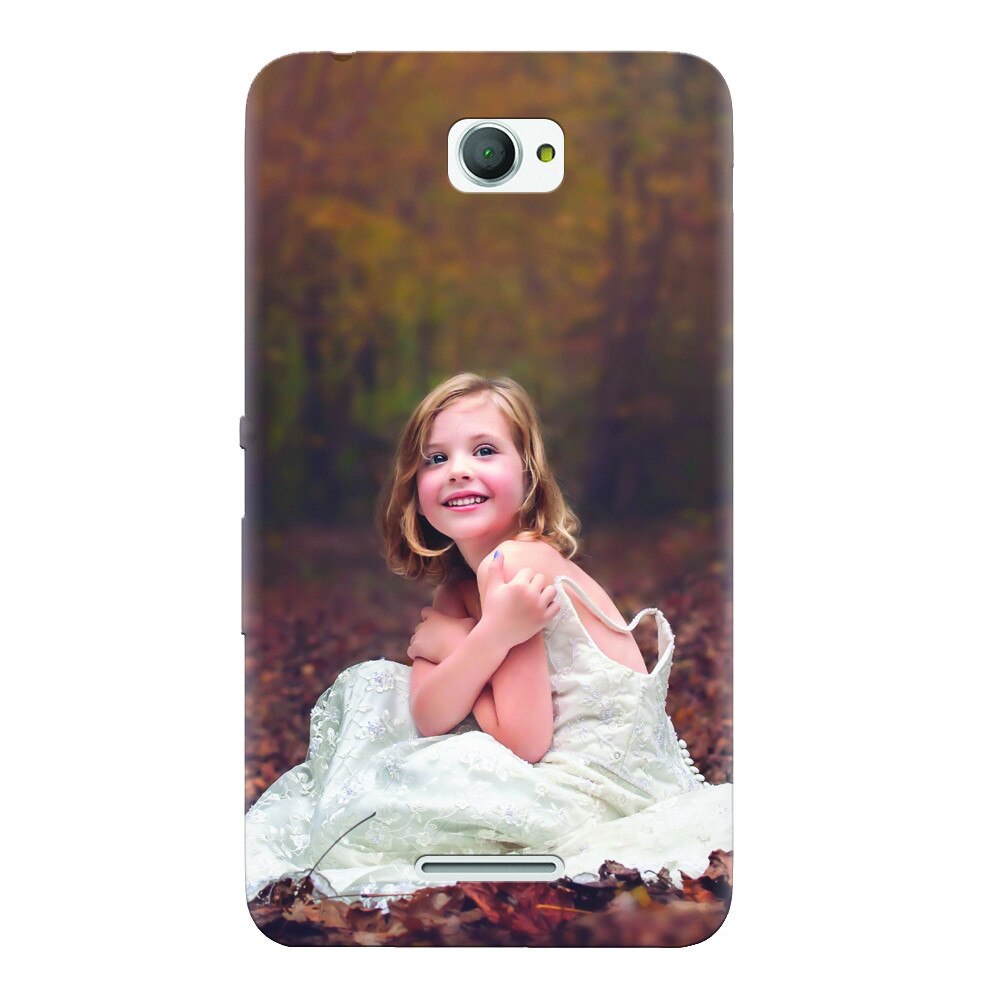 Husa silicon pentru Sony Xperia E4, Girl In Wedding Dress Atest Autumn