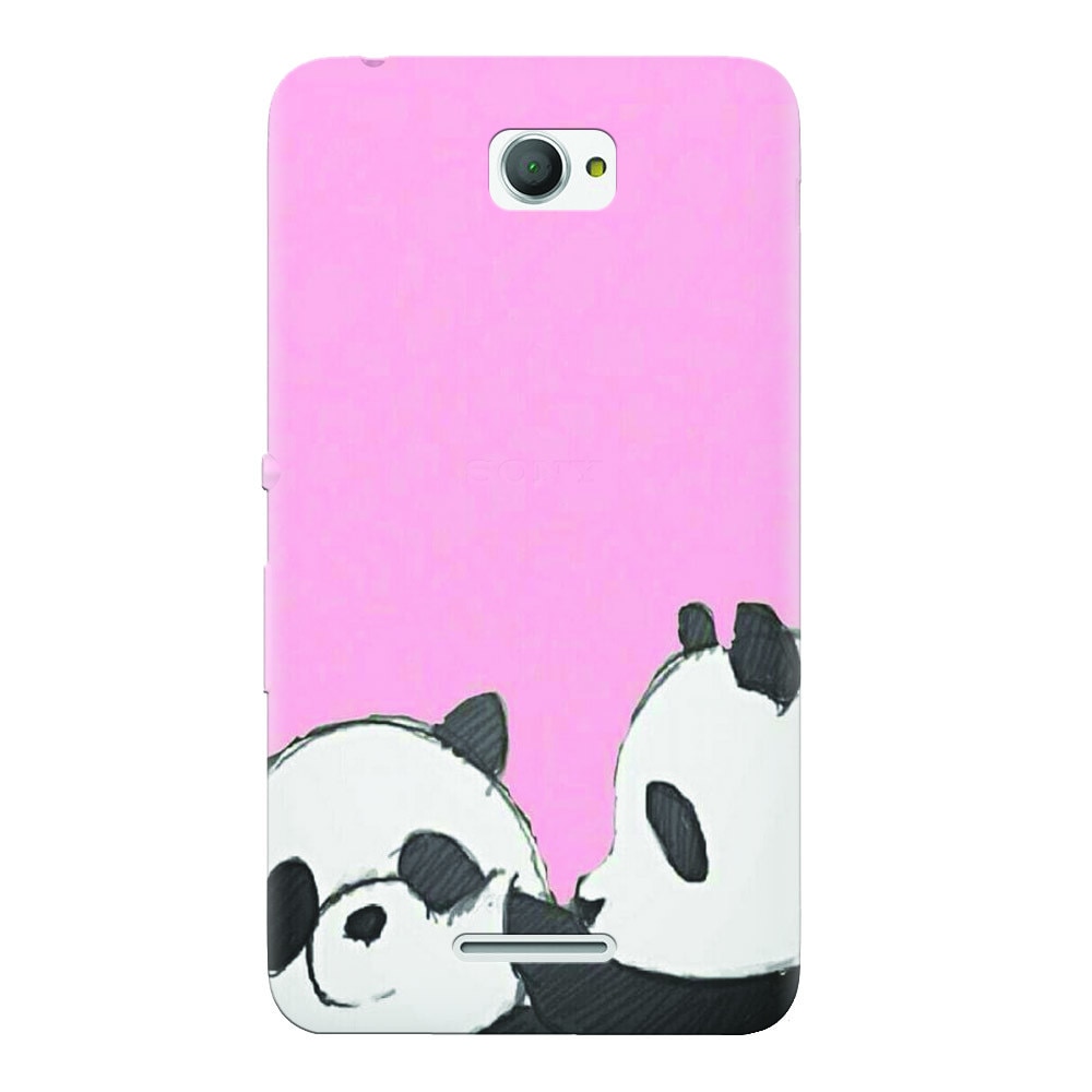 Husa silicon pentru Sony Xperia E4, Panda