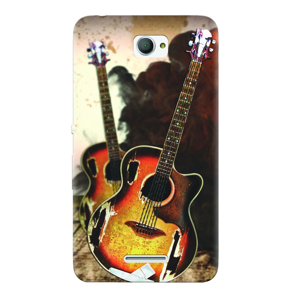 Husa silicon pentru Sony Xperia E4, Hardcore Rock