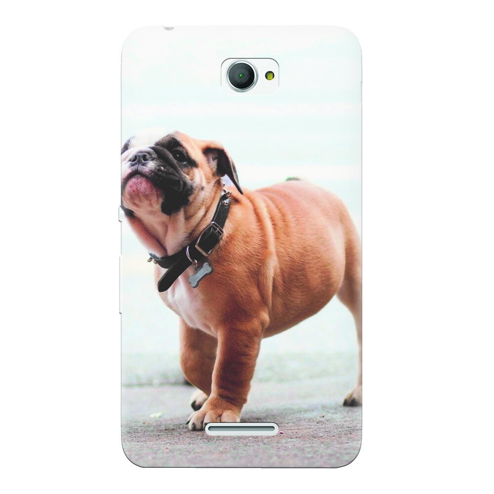 Husa silicon pentru Sony Xperia E4, Little Dog Puppy Animal