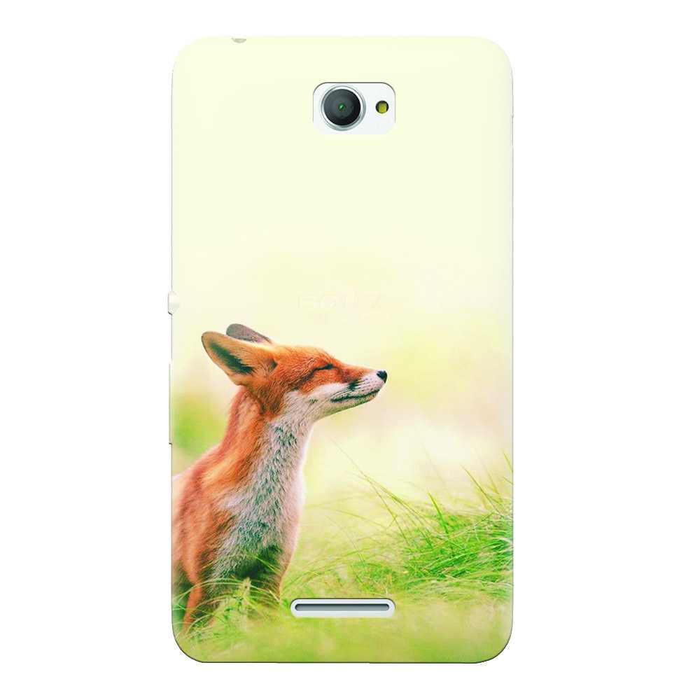 Husa silicon pentru Sony Xperia E4, Fox Scenting Breeze