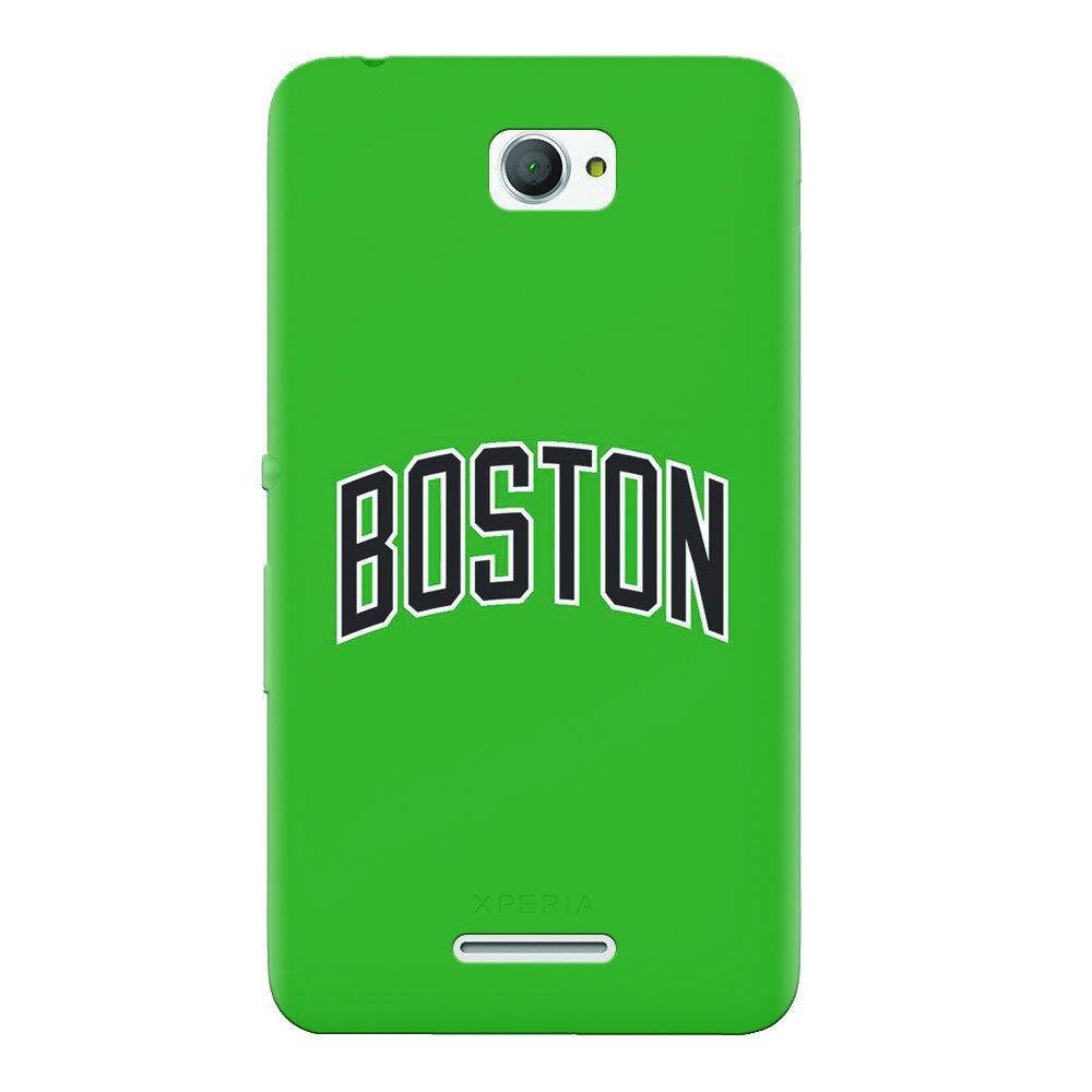 Husa silicon pentru Sony Xperia E4, NBA Boston Celtics