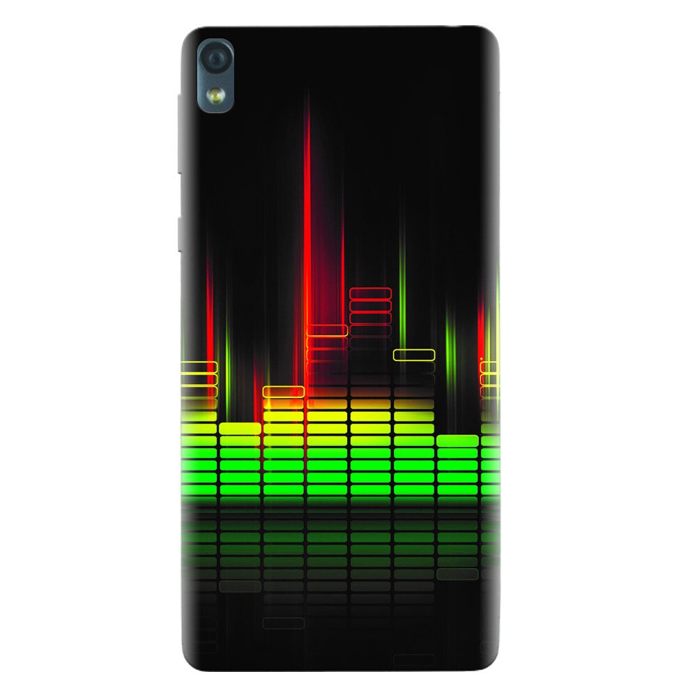 Husa silicon pentru Sony Xperia E5, Abstract Dj Sound System