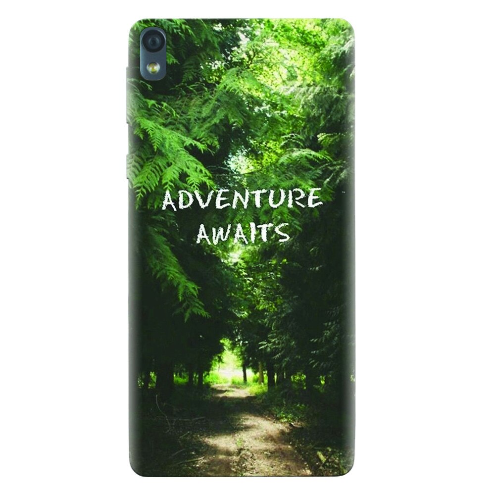 Husa silicon pentru Sony Xperia E5, Adventure Awaits Forest