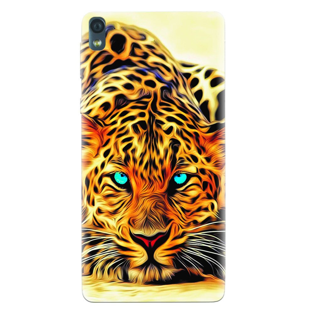 Husa silicon pentru Sony Xperia E5, Animal Tiger