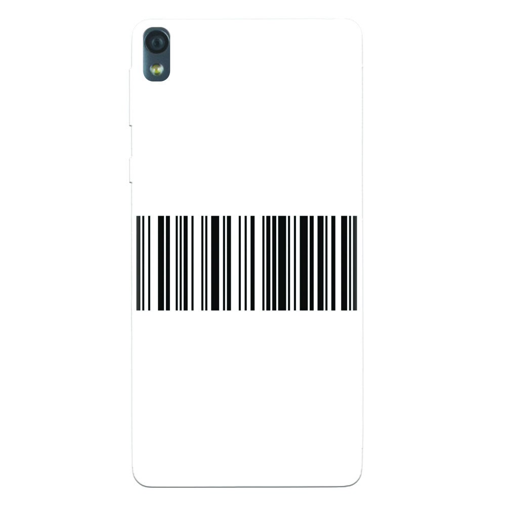 Husa silicon pentru Sony Xperia E5, Bar Code