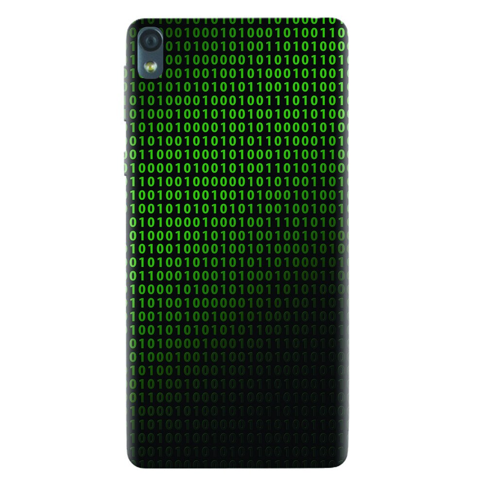 Husa silicon pentru Sony Xperia E5, Binary Code