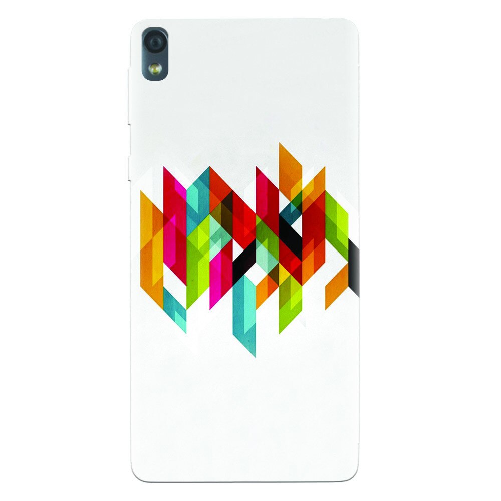 Husa silicon pentru Sony Xperia E5, Geometric