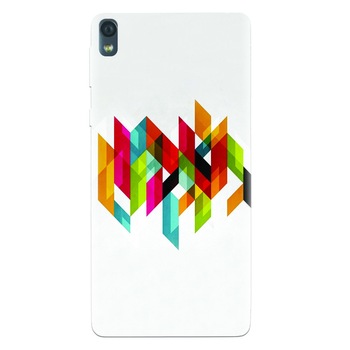 Husa silicon pentru Sony Xperia E5, Geometric Husa silicon pentru Sony Xperia E5, Geometric
