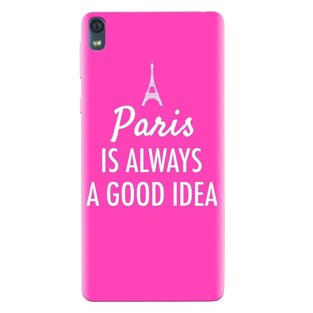 Husa silicon pentru Sony Xperia E5, Paris Is Always A Good Idea