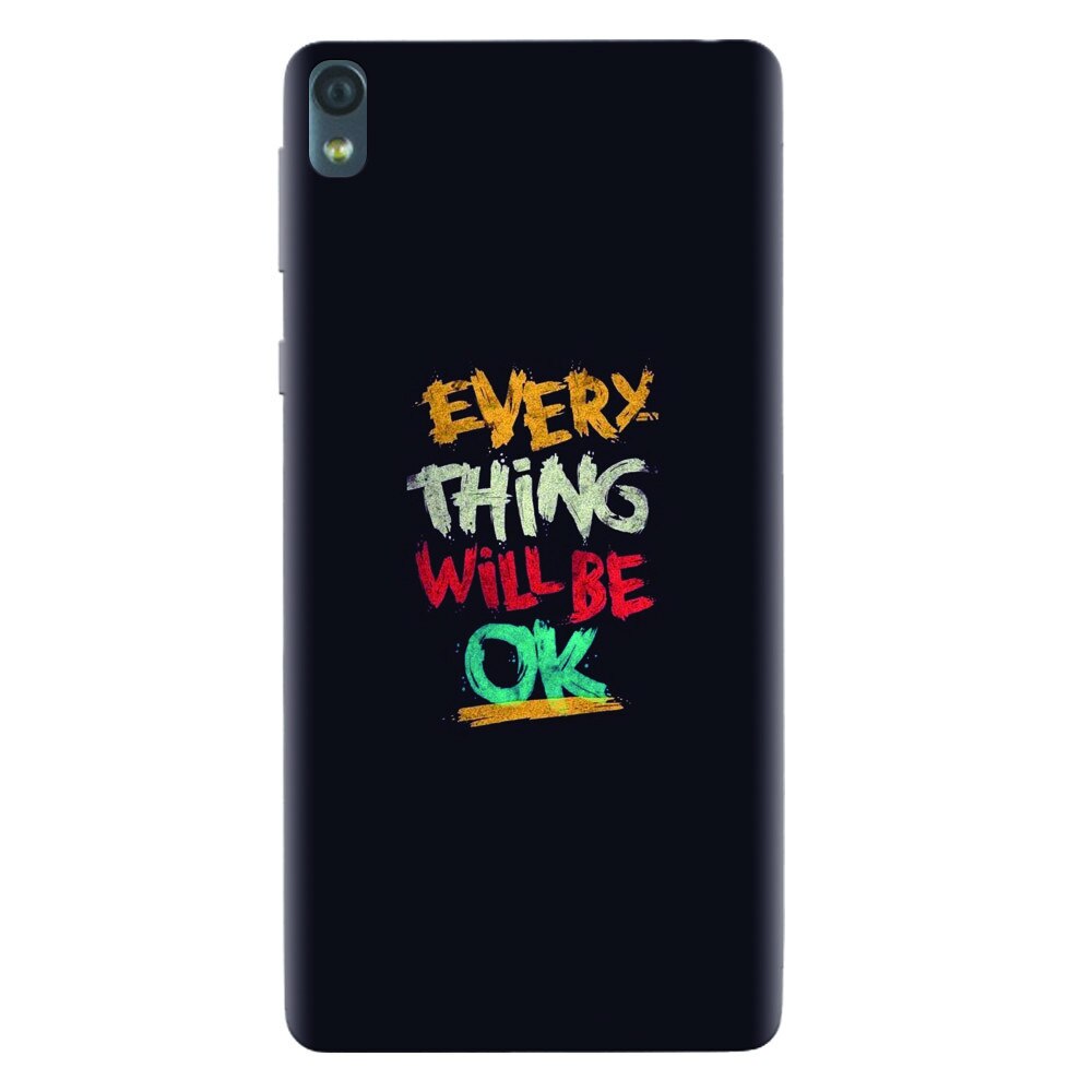 Husa silicon pentru Sony Xperia E5, Everything Will Be Ok