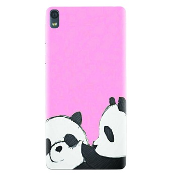 Husa silicon pentru Sony Xperia E5, Panda Husa silicon pentru Sony Xperia E5, Panda