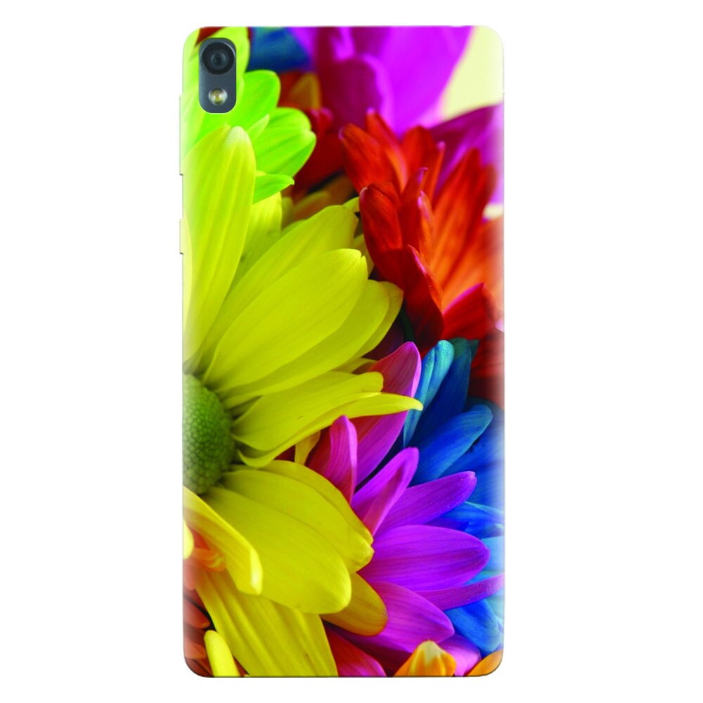 Husa silicon pentru Sony Xperia E5, Flower