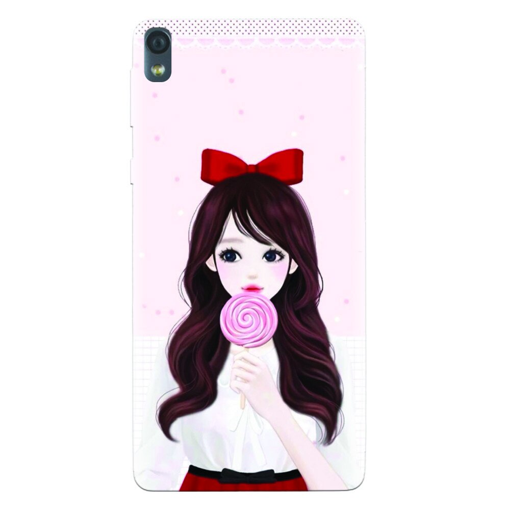 Husa silicon pentru Sony Xperia E5, Girly 001