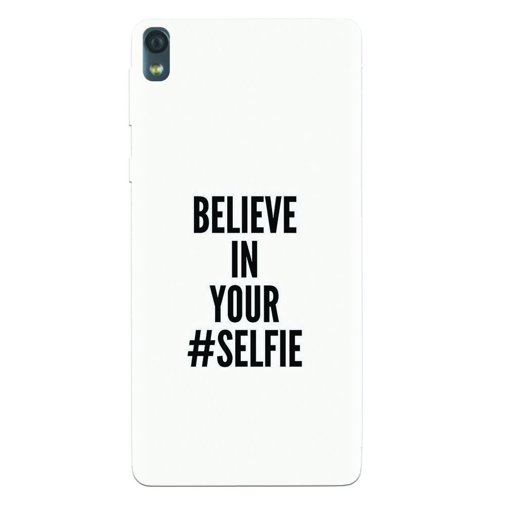 Husa silicon pentru Sony Xperia E5, Believe In Yourlfie