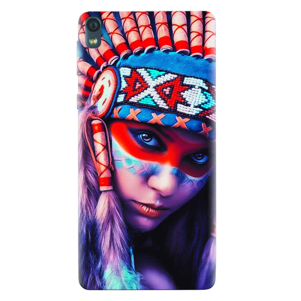 Husa silicon pentru Sony Xperia E5, Attractive Girl Model