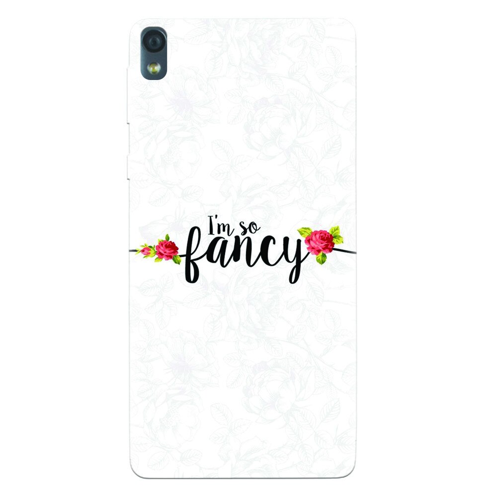 Husa silicon pentru Sony Xperia E5, Im So Fancy Floral