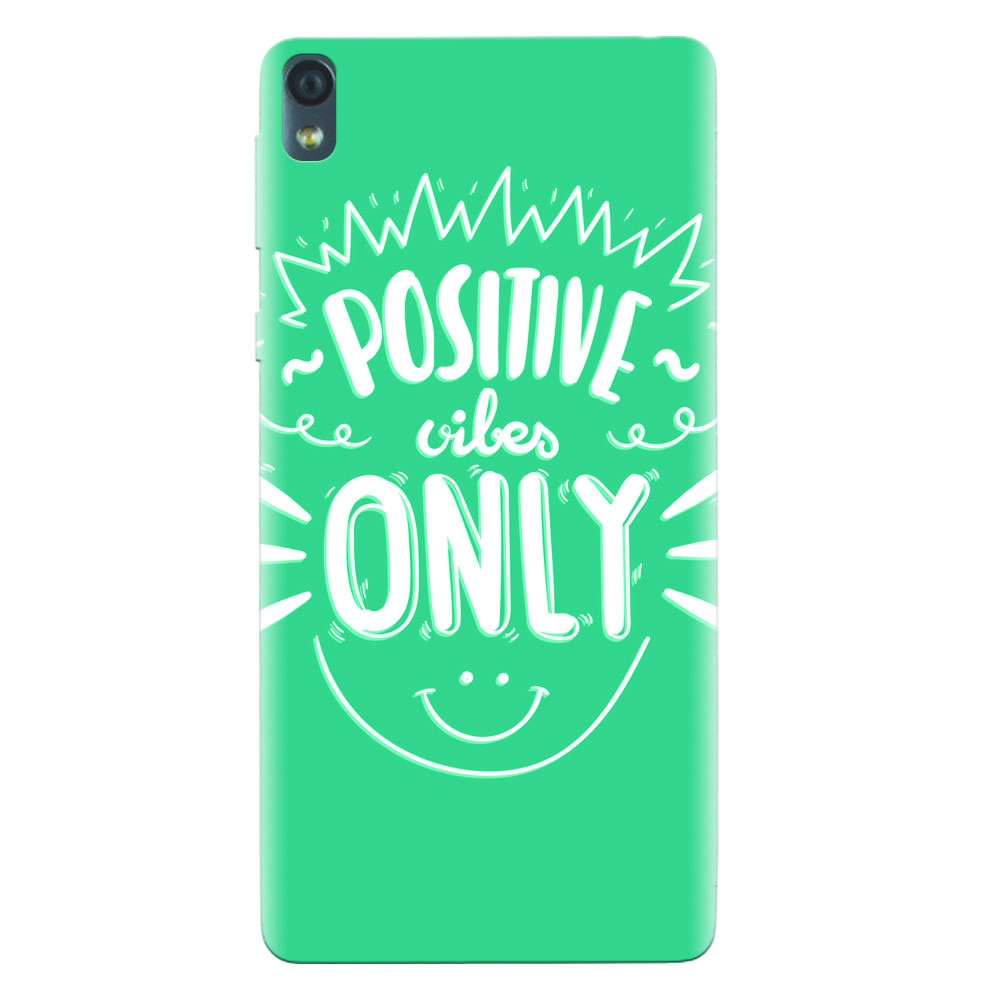 Husa silicon pentru Sony Xperia E5, Positive Vibes