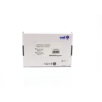 Alimentator pentru laptop Dell, 19.5V 3.34A 65W, mufa 7.4X5.0 Well Alimentator pentru laptop Dell, 19.5V 3.34A 65W, mufa 7.4X5.0 Well