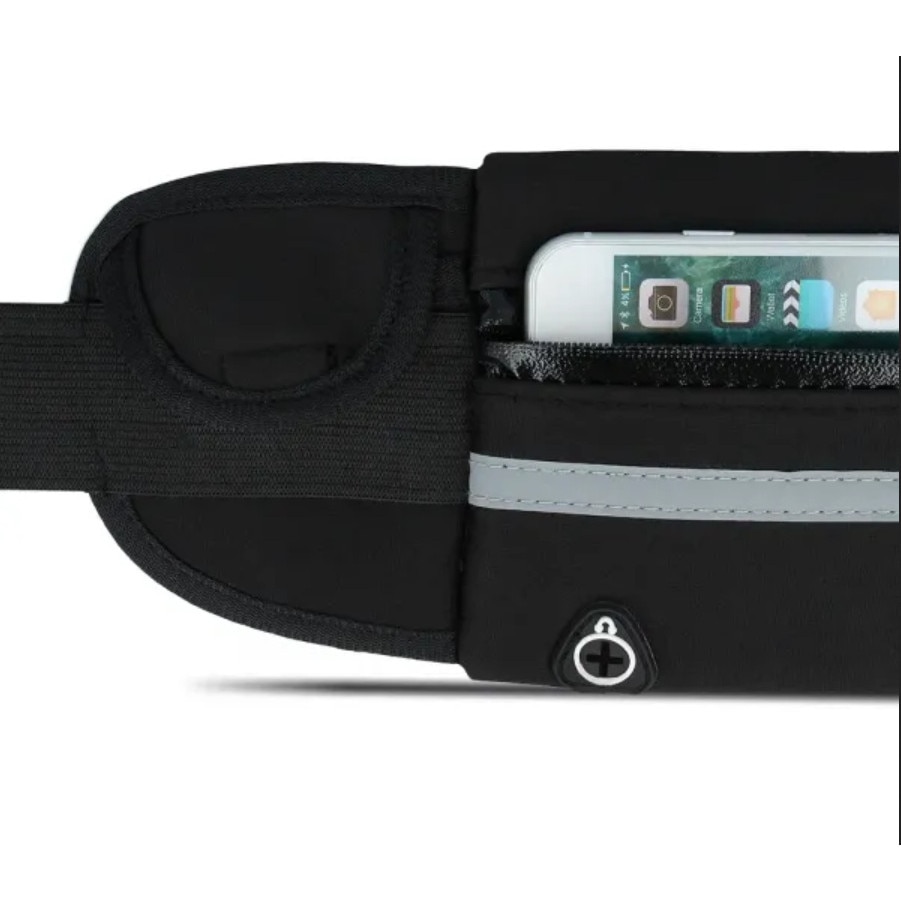 Borseta de talie neopren Multi pentru telefon, neagra