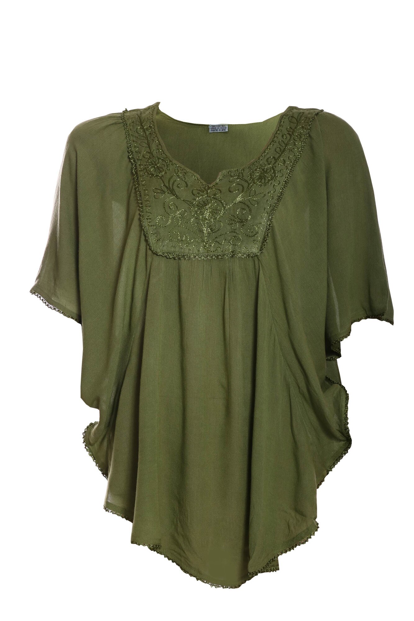 Pareo de plaja, masura universala, dae103, Kaki, One Size