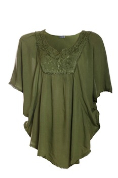 Pareo de plaja, masura universala, dae103, Kaki, One Size Pareo de plaja, masura universala, dae103, Kaki, One Size