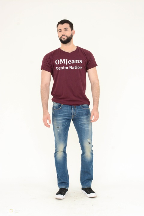 Мъжки дънки OMJeans, Mark, Тъмносин
