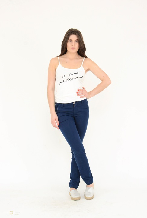 Дамски дънки OMJeans Alexis, Сини, Размер 27