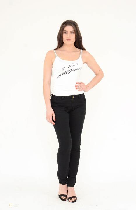 Дамски дънки OMJeans Evelyn, Черни, Размер 28