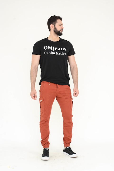 Мъжки дънки OMJeans Logan X, Кафеви