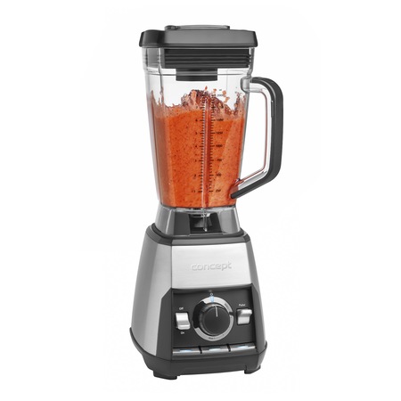 Blender Concept SM8000, 1600 W, 2 L, 33000 rpm, vas din tritan fara BPA, 6 cutite, Inox