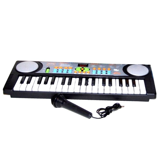 Mini orga de jucarie cu microfon functional pentru baieti si fetite PX02