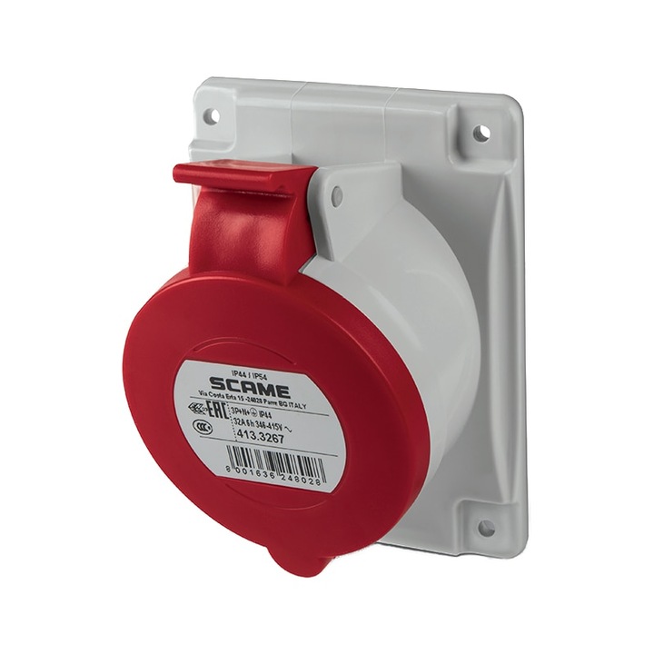 Priza ingropata 3P+N+E, 380V, 32A, IP44