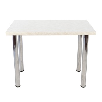 Masa de bucatarie DENVER, blat termorezistent, 90x60x75 cm, Marmura Alba Extra Lucios Masa de bucatarie DENVER, blat termorezistent, 90x60x75 cm, Marmura Alba Extra Lucios