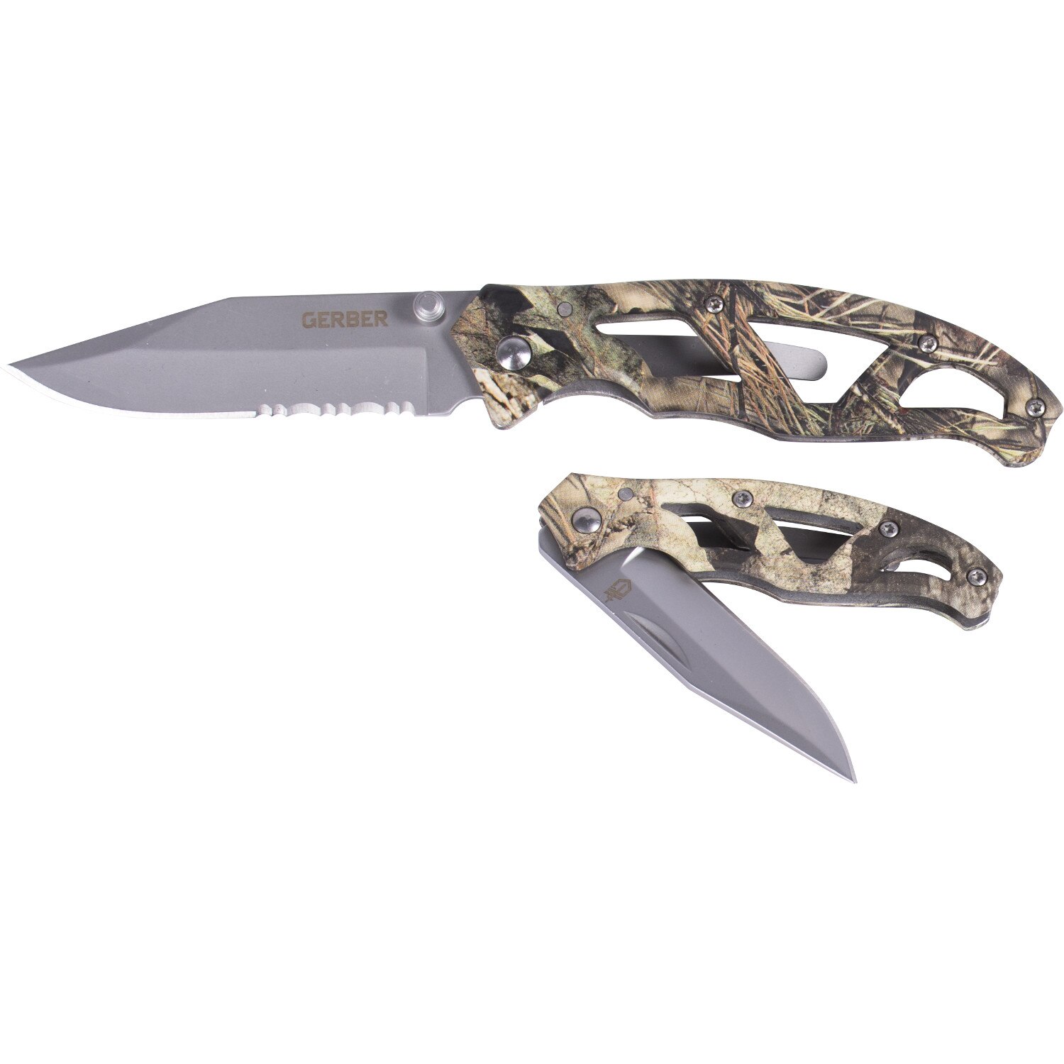 Set Gerber Mossy Oak 2 bricege Paraframe si Mini Paraframe