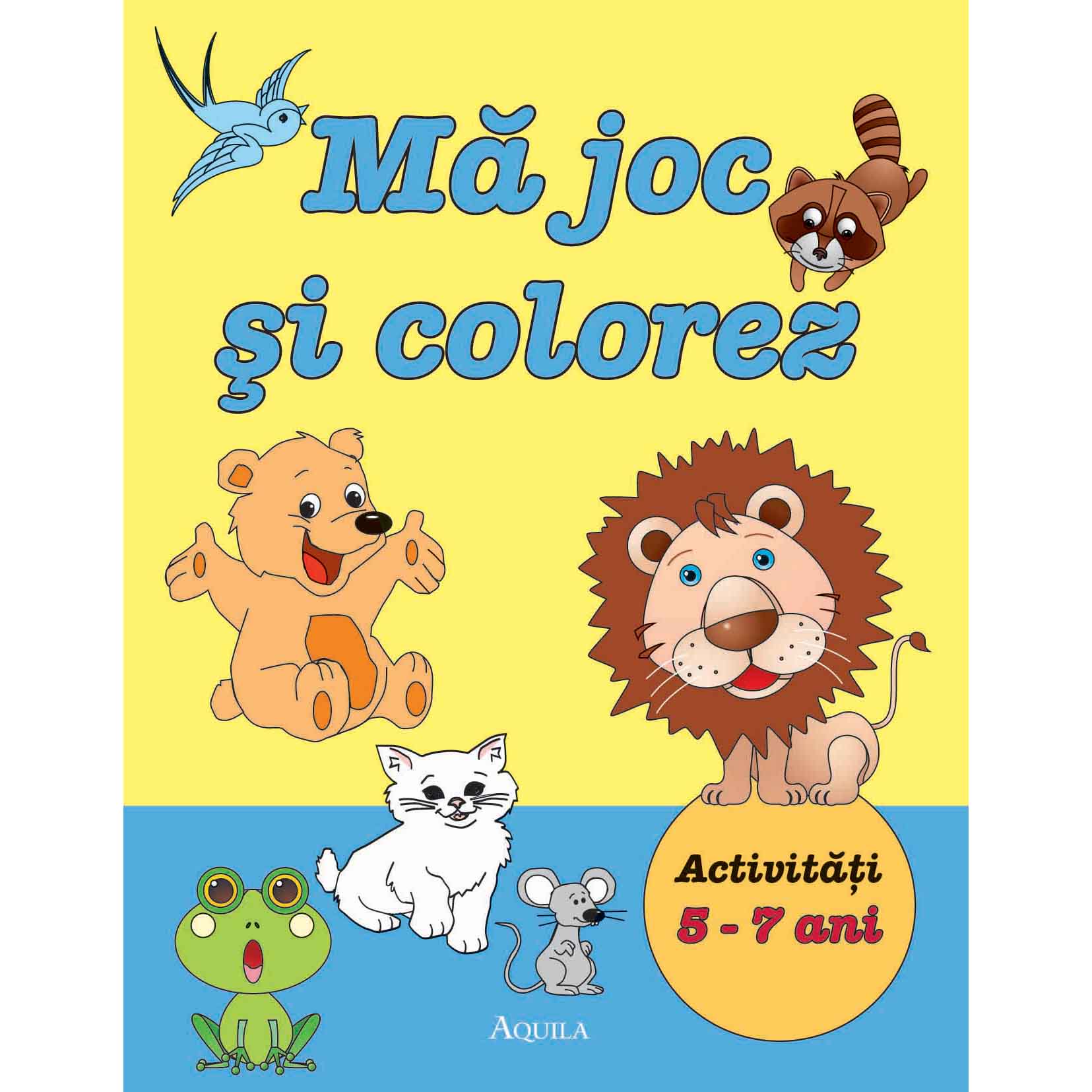 Ma joc si colorez. Activitati 5-7 ani