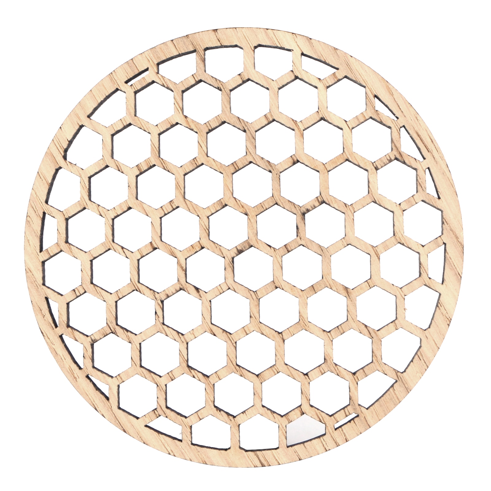 Set 4 buc. Suport / Coaster pahar model Fagure din furnir stejar Natur