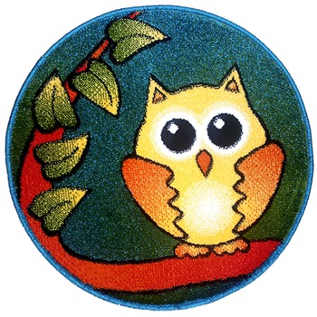 Covor Kolibri, Bufnita 11279, Bleumarin, Rotund, 67x67 cm, 2300 gr/mp Covor Kolibri, Bufnita 11279, Bleumarin, Rotund, 67x67 cm, 2300 gr/mp