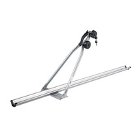 Suport bicicleta Cruz Bike Rack G, sistem antifurt, cu prindere pe bare transversale, negru