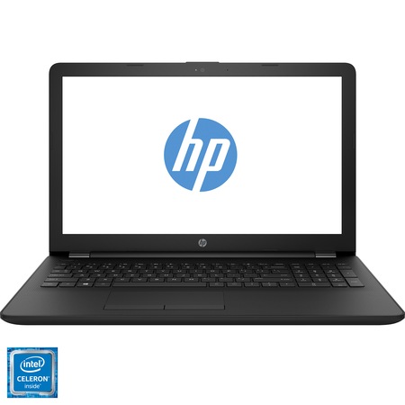 Laptop HP 15-ra060nq cu procesor Intel® Celeron® N3060 pana la 2.48 GHz, 15.6", 4GB, 500GB, DVD-RW, Intel® HD Graphics 400, FreeDOS, Black
