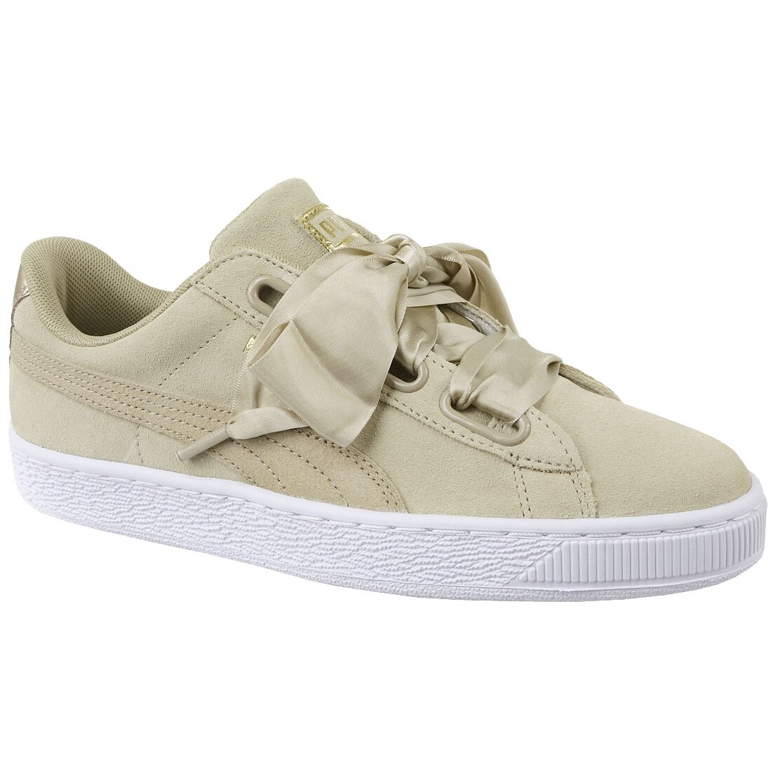 Incaltaminte sport Puma Basket Heart Metallic Safari 364083 01 Bej 37.5 EU