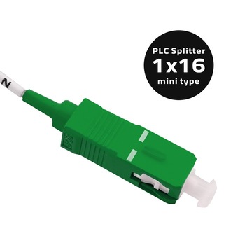 Splitter Qoltec, Singlemode, 1x16, SC/APC to SC/APC, G.657A, 0,9 mm Splitter Qoltec, Singlemode, 1x16, SC/APC to SC/APC, G.657A, 0,9 mm